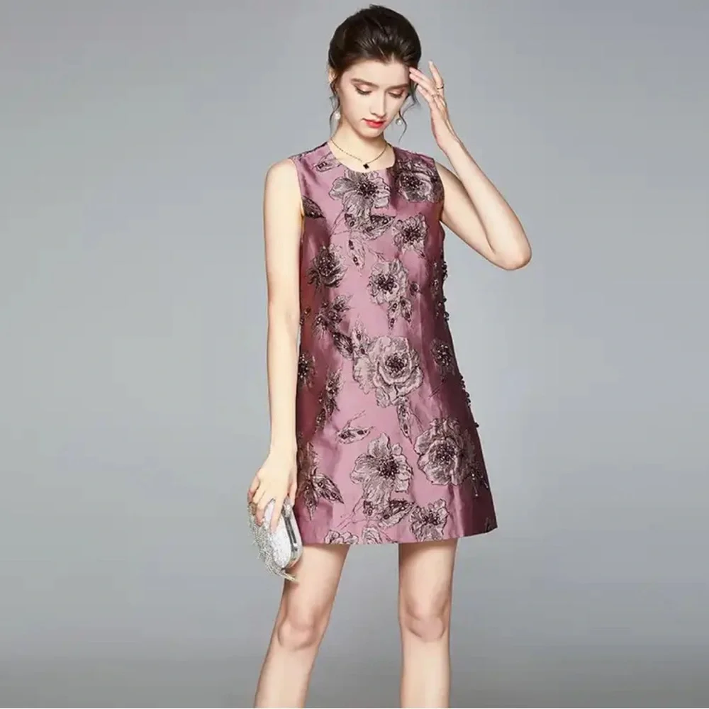 Embellished Satin Dress The Vivvy - Picture 5 of 14